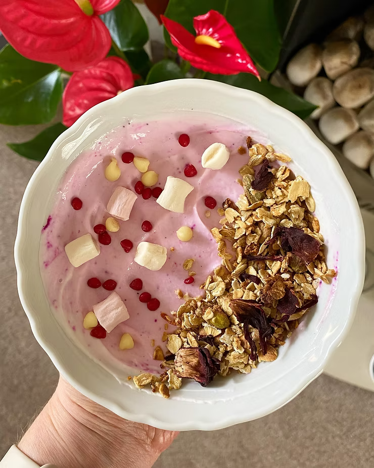 Hibiscus Granola Bowl