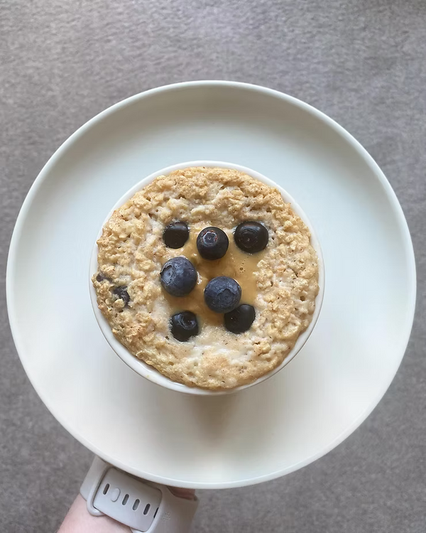 Blueberry and Baobab Baked Oats