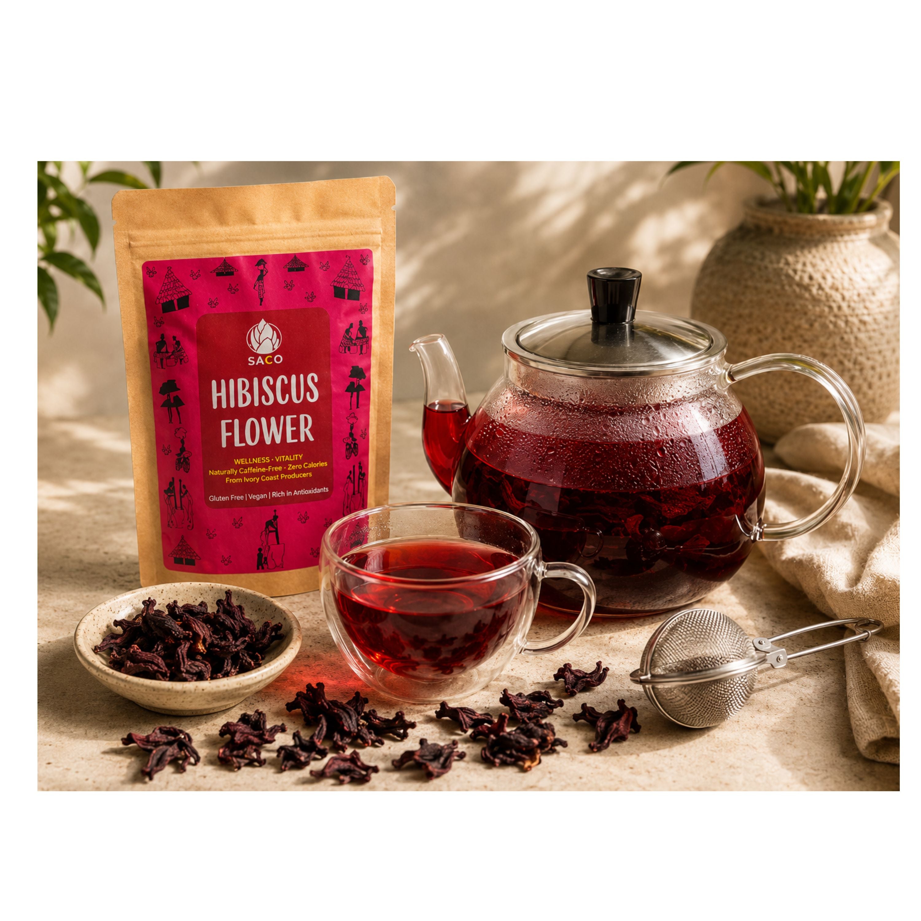 Dried Hibiscus Flowers