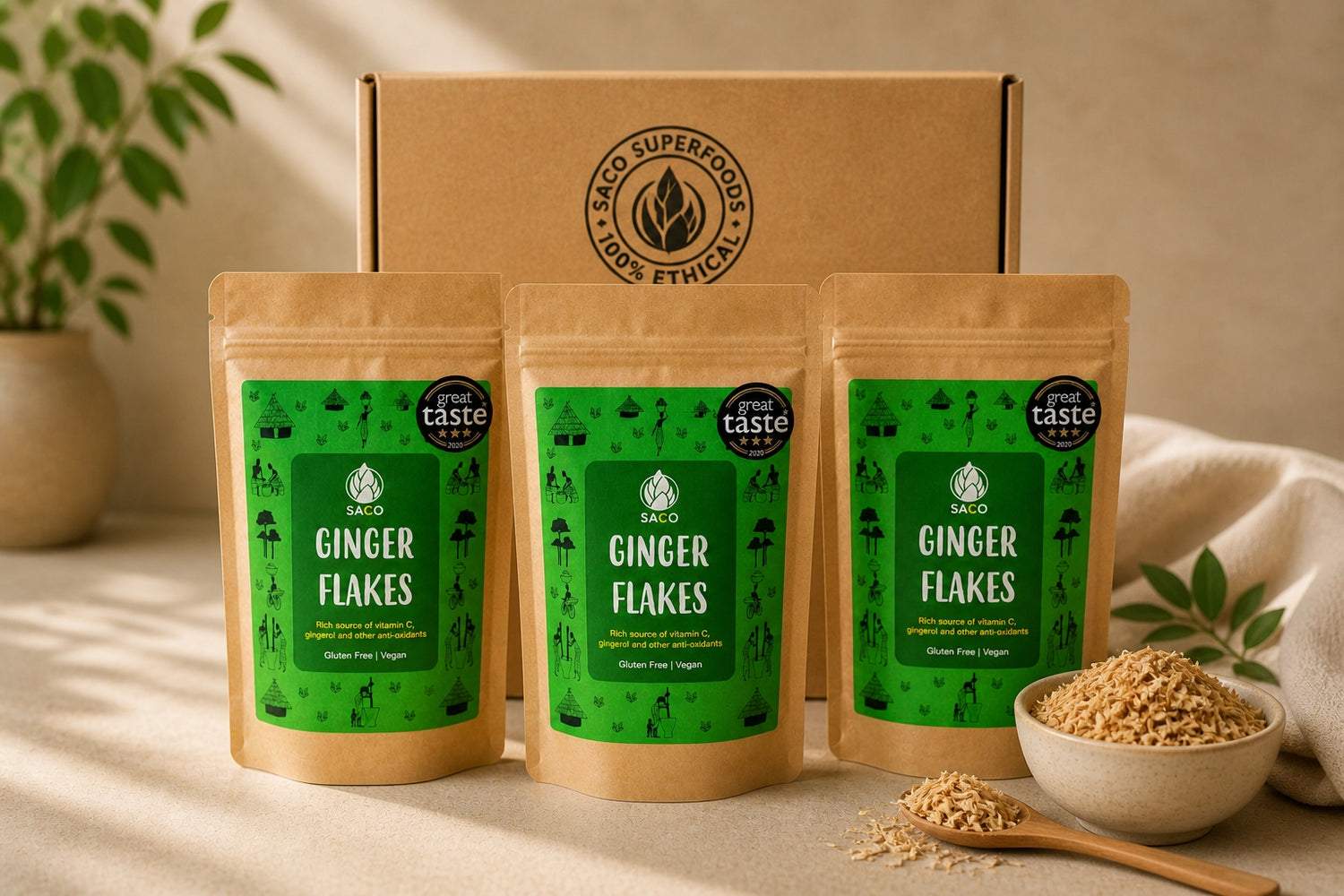 Ginger Flakes Bundle - 3 for £12.49